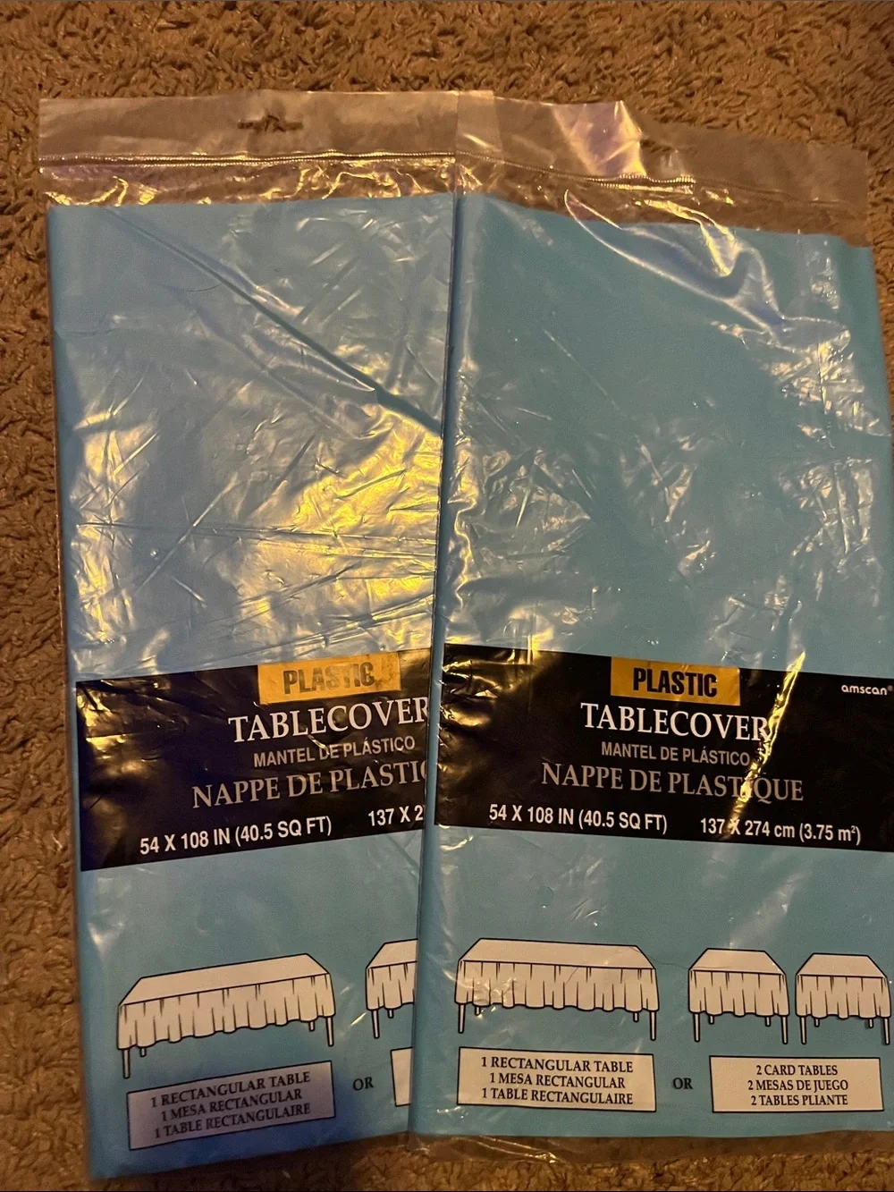 Amscan Blue and White Party Hanging Decor Kit